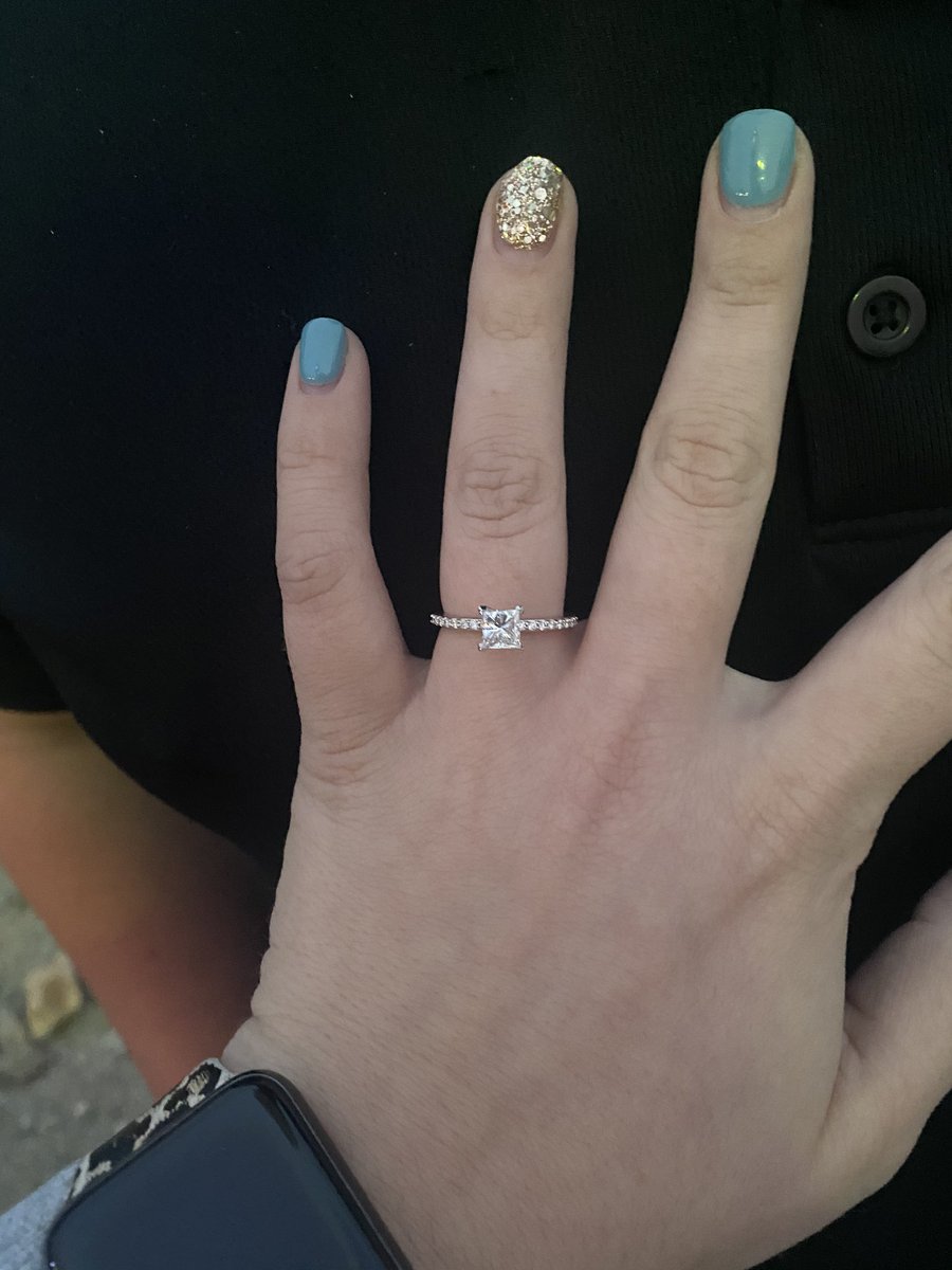 Brooksteerrrr's tweet image. Still in shock that I get to spend the rest of my life with my best friend and the love of my life! #bestsurpriseever #engaged #ringszn