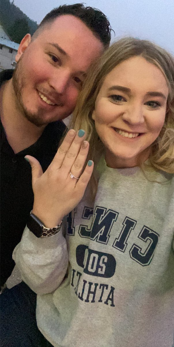 Brooksteerrrr's tweet image. Still in shock that I get to spend the rest of my life with my best friend and the love of my life! #bestsurpriseever #engaged #ringszn