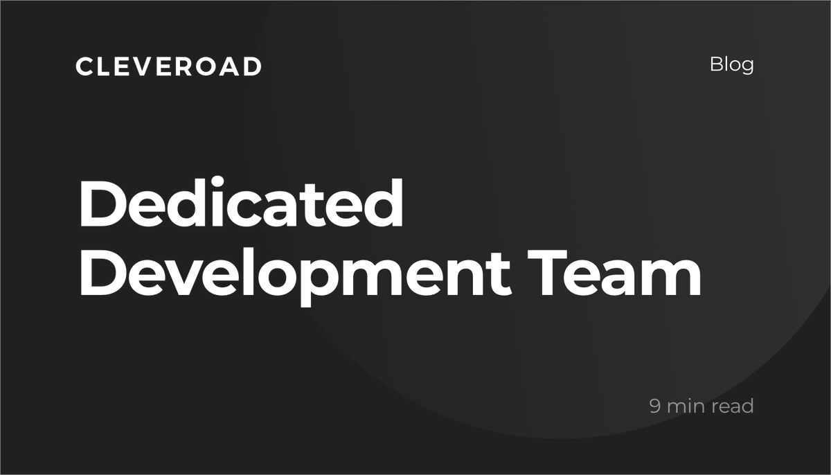 cleveroad's tweet photo. How to hire a dedicated development team? Read in our guide😎⬇️
https://t.co/nX6QLAwayO
#cleveroad #cleveroadblog https://t.co/SasJr3RHpz