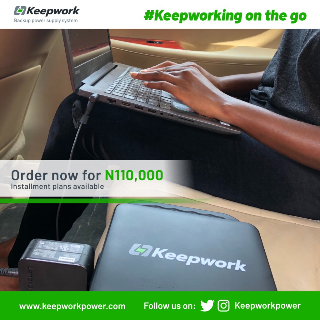 Keepworkpower's tweet photo. Stay productive wherever you are.
The Keepwork helps you power what matters through your work day. 

Order now on https://t.co/CfhaB8586a 

#PortablePower #RemoteWork https://t.co/Eyy6okCR51