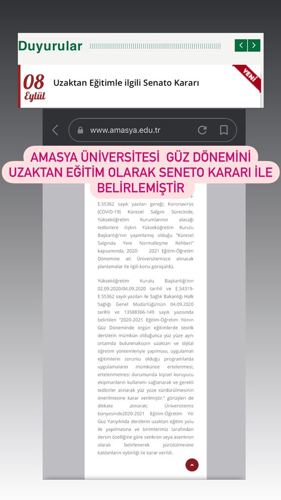 Giz dönemi uzaktan eğitim olacaktır .
Kız ve erkek ayrı whatsp bilgi paylaşımı vardır katılmak icin dm atınız
