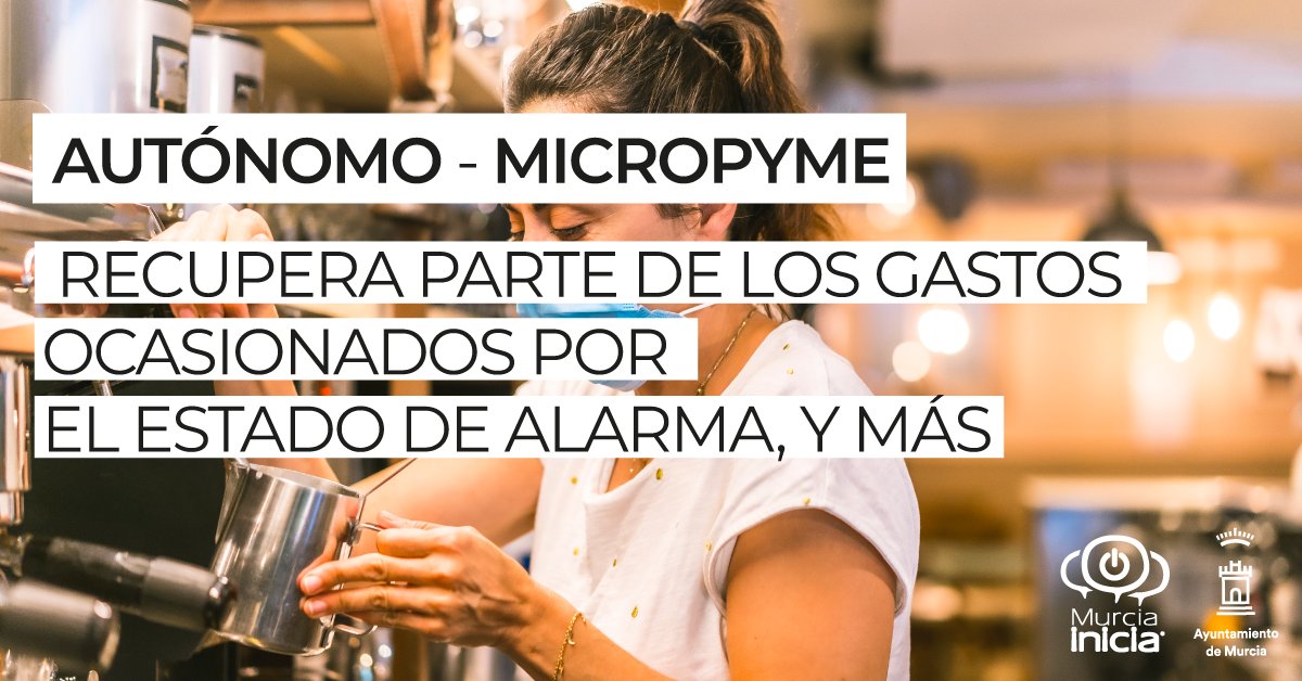 ▶️¿CERRASTE con el inicio del Estado de Alarma (y tal vez todavía sigue cerrado tu negocio), pero continuas asumiendo los GASTOS FIJOS?
Recibe la ayuda que te mereces:⬇️
borm.es/services/anunc…
📆Fin Plazo Solicitud "30 de Septiembre"
#murciainiciacimm #micropyme #autónomo