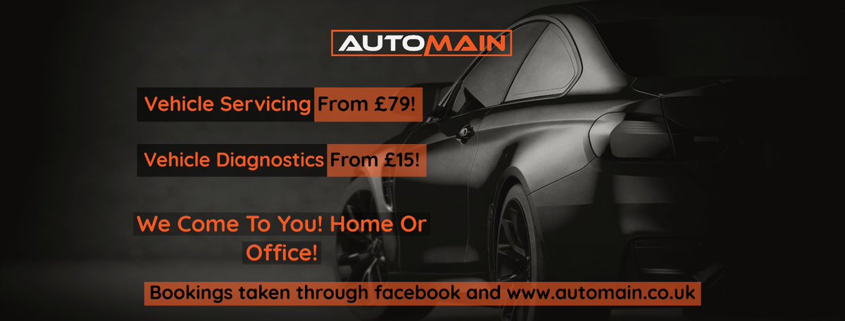 AutoMain1's tweet image. Due a service? - At AutoMain we offer both great value along with fantastic quality at the click of a button! with the most in-depth of them involve around 50 or more system and component checks, adjustments and parts replacement.