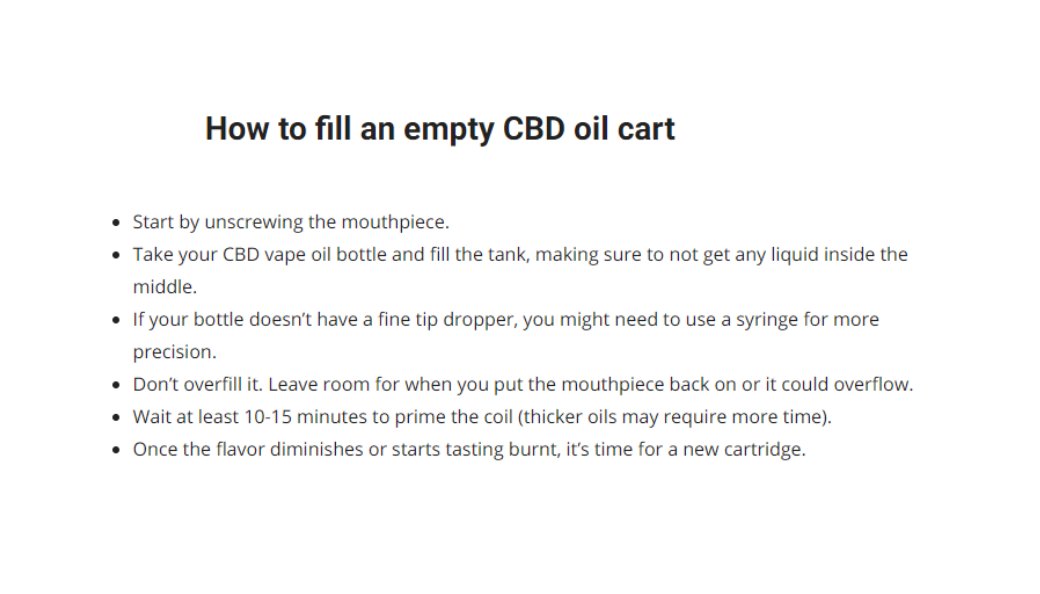 TranspringSarah's tweet photo. How to fill an empty CBD oil cart ? #cbdoil #cbdcartridge #vapecartridge https://t.co/XgGEcJxCEs
