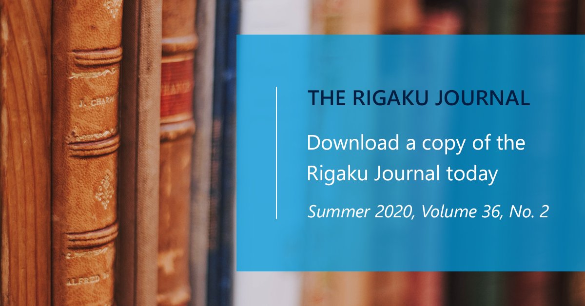 The Summer issue of the Rigaku Journal is now available:

Including:
An Intro to Powder XRD | Water Analysis by XRF | Properties of Stringy Cheese

Plus much more..

rigaku.com/downloads/riga…

#RigakuJournal #XRD #XRF #XRT