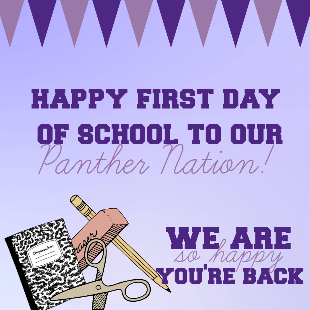 Happy First Day of School! We are so happy that everyone is back!