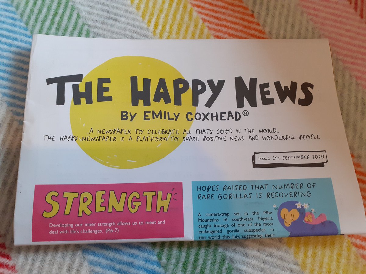 Receiving <a href="/HappyNewspaper_/">The Happy Newspaper</a>  this morning was just what I needed after the #caerphillylockdown announcement last night, bringing some sunshine on a glum day
