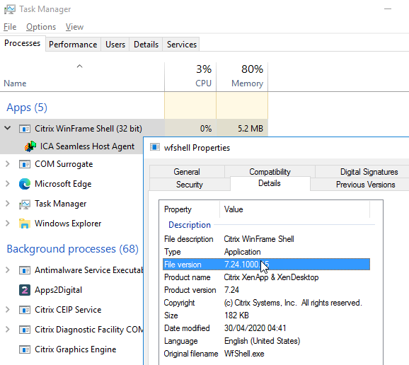 guyrleech's tweet photo. It's great to see that the @Citrix #WinFrame name, not used since the 1990s, is still alive and well in the latest @CitrixAppDesktp versions 🤣
Oh and 64 bit executables in "Program Files x86" https://t.co/hcmQWGX231