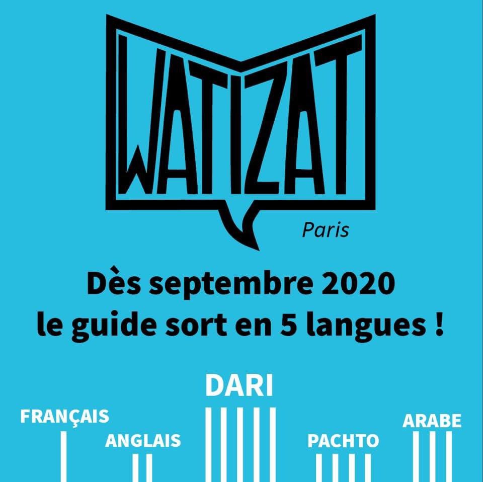 AssoWATIZAT's tweet photo. Big news 🥳

Le guide en DARI est dispo !

Les cinq versions sont téléchargeables sur notre site internet https://t.co/6rpnMKnv8O 📲 https://t.co/FYEgDThNUV