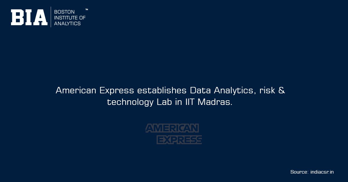 BIAGlobal's tweet photo. Analytics News Roundup: August 30 - September 5.
#BostonInstituteofAnalytics #BIAClassroom #AnalyticsNews #AINews #Analytics #DataAnalytics #DataScience #PredictiveAnalytics #ArtificialIntelligence #AI #ML #MachineLearning #BigData #BigDataAnalytics #USA #India #AmericanExpress https://t.co/RcktPn4Coa
