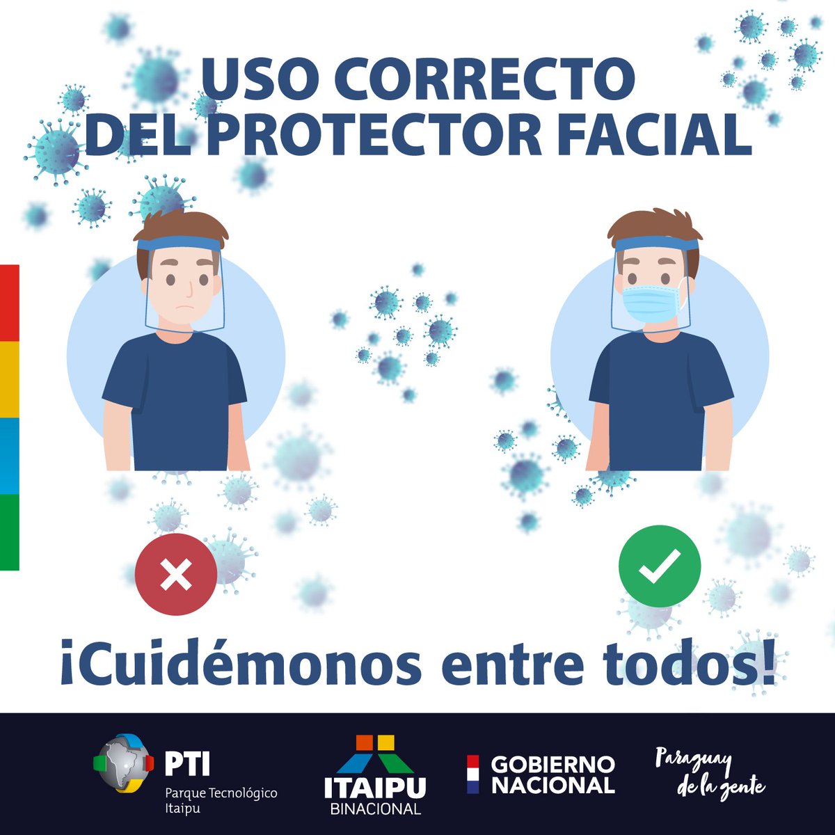 PTI_PY's tweet photo. NOS CUIDAMOS ENTRE TODOS 🙌🏻
#PTIPY
#ItaipuBinacional
#TecnologíaParaLaGente https://t.co/N1Qcs5TkA5