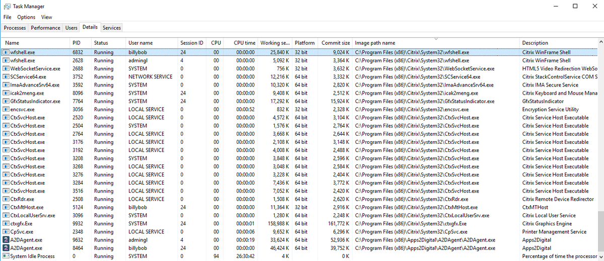 guyrleech's tweet photo. It's great to see that the @Citrix #WinFrame name, not used since the 1990s, is still alive and well in the latest @CitrixAppDesktp versions 🤣
Oh and 64 bit executables in "Program Files x86" https://t.co/hcmQWGX231