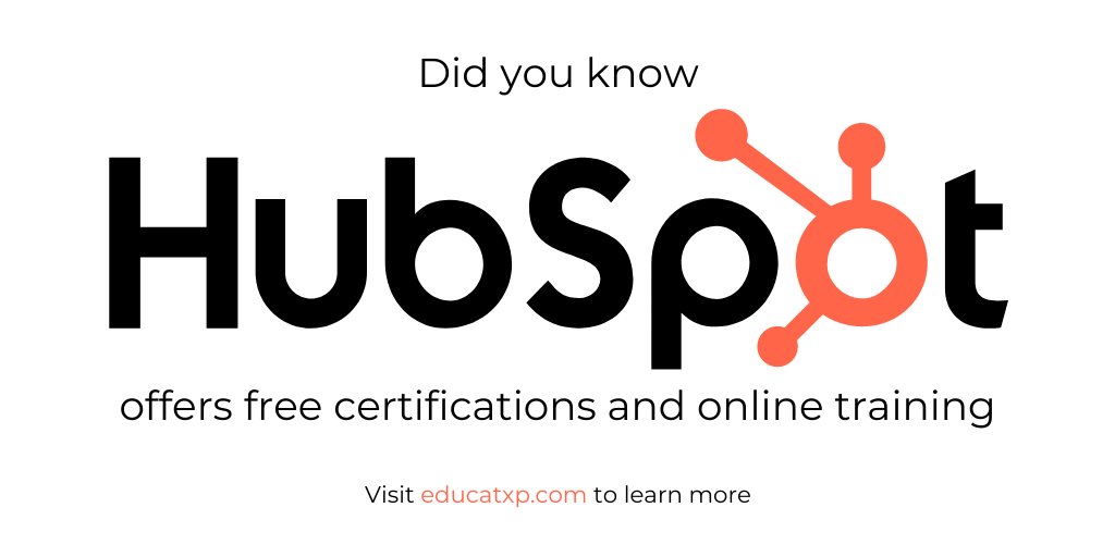 EducatXp's tweet photo. Visit https://t.co/EEdWJtVONS to learn more 

#edtech #hubspot #hubspotacademy #socialmediamarketing #marketing #digitalmarketing #entrepreneurs #inboundmarketing #inboundsales #inbound #inboundmkt #searchengine #tech #technology #startup #business #educatxp #edutech #education https://t.co/1gdeV72zCo