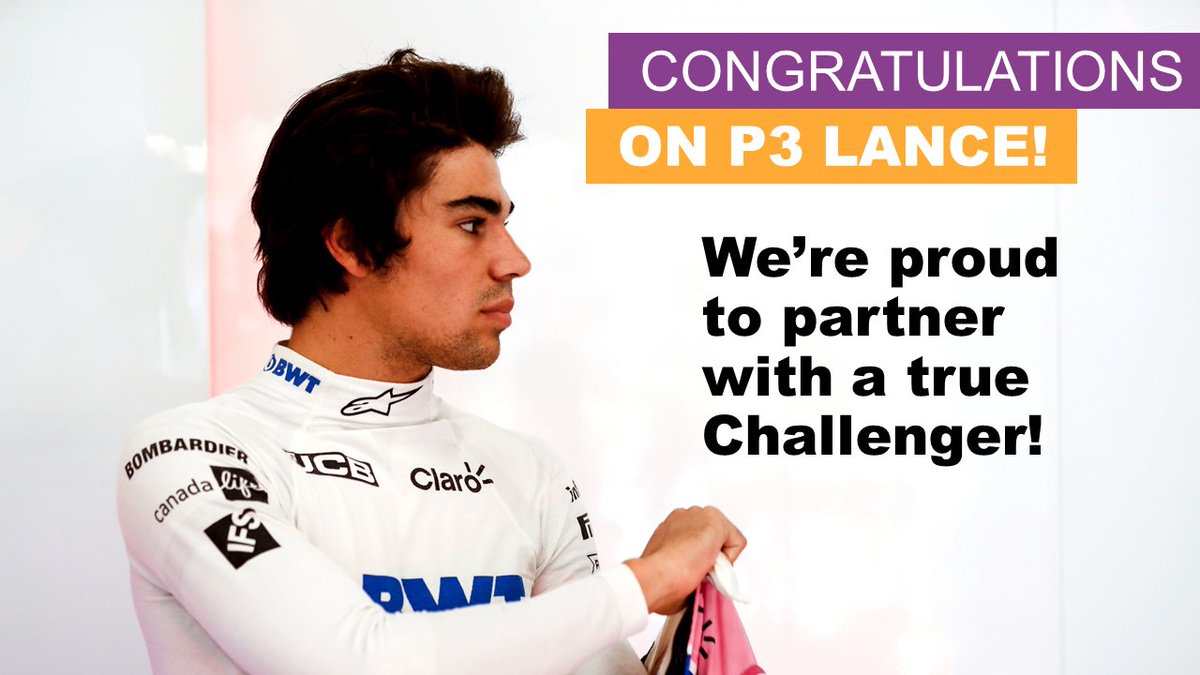 Huge congratulations to <a href="/lance_stroll/">Lance Stroll</a> and @RacingPointF1 for making the podium at the Italian #F1 race in Monza. The team at <a href="/IFS/">IFS</a> is proud to partner with you (find out more about how we work together:  ifs.link/A8PS4G)

#ForTheChallengers #Formula1 #Service #ERP