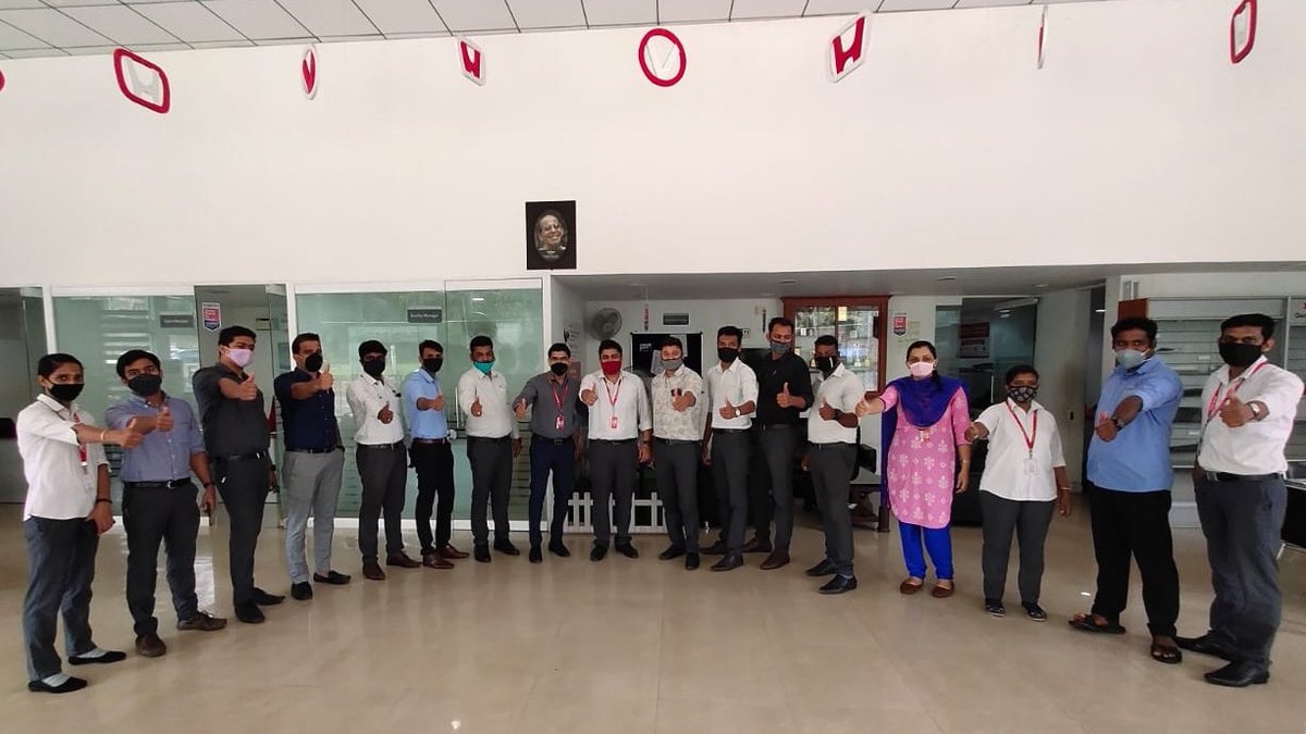 visionhondaoff's tweet photo. Our obsession with quality, and to be always on top of things continues!

We are delighted to announce that our #Muvattupuzha team has bagged the PAN INDIA NUMBER 3 POSITION in 'All India SSI (Sales Satisfaction Index) Results' declared by #Honda Cars India.

#visionhonda https://t.co/VeC29mCxIH