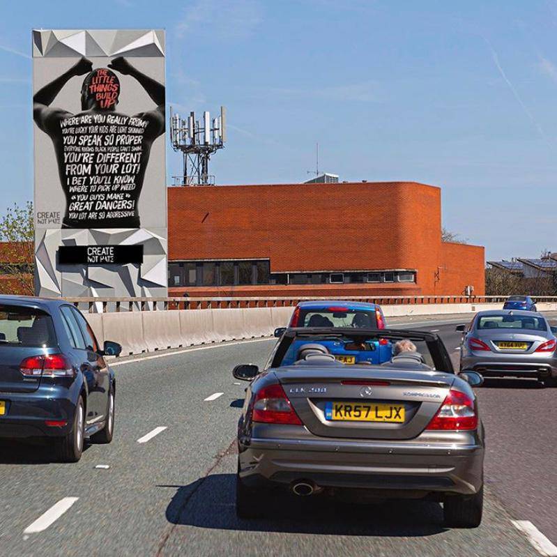 myfuturesmerton's tweet image. Keep your eyes out for the powerful campaign produced by some of our young people, they look incredible on billboards across London.

#Createnothate #Merton