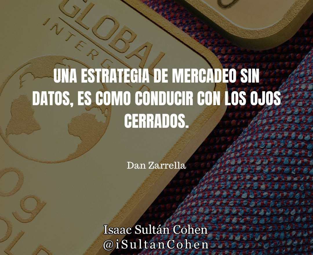 isultancohen's tweet photo. Una #estrategia de mercadeo sin datos es como coducir con los ojos cerrados.

Isaac Sultan Cohen https://t.co/TqsptWqVTe