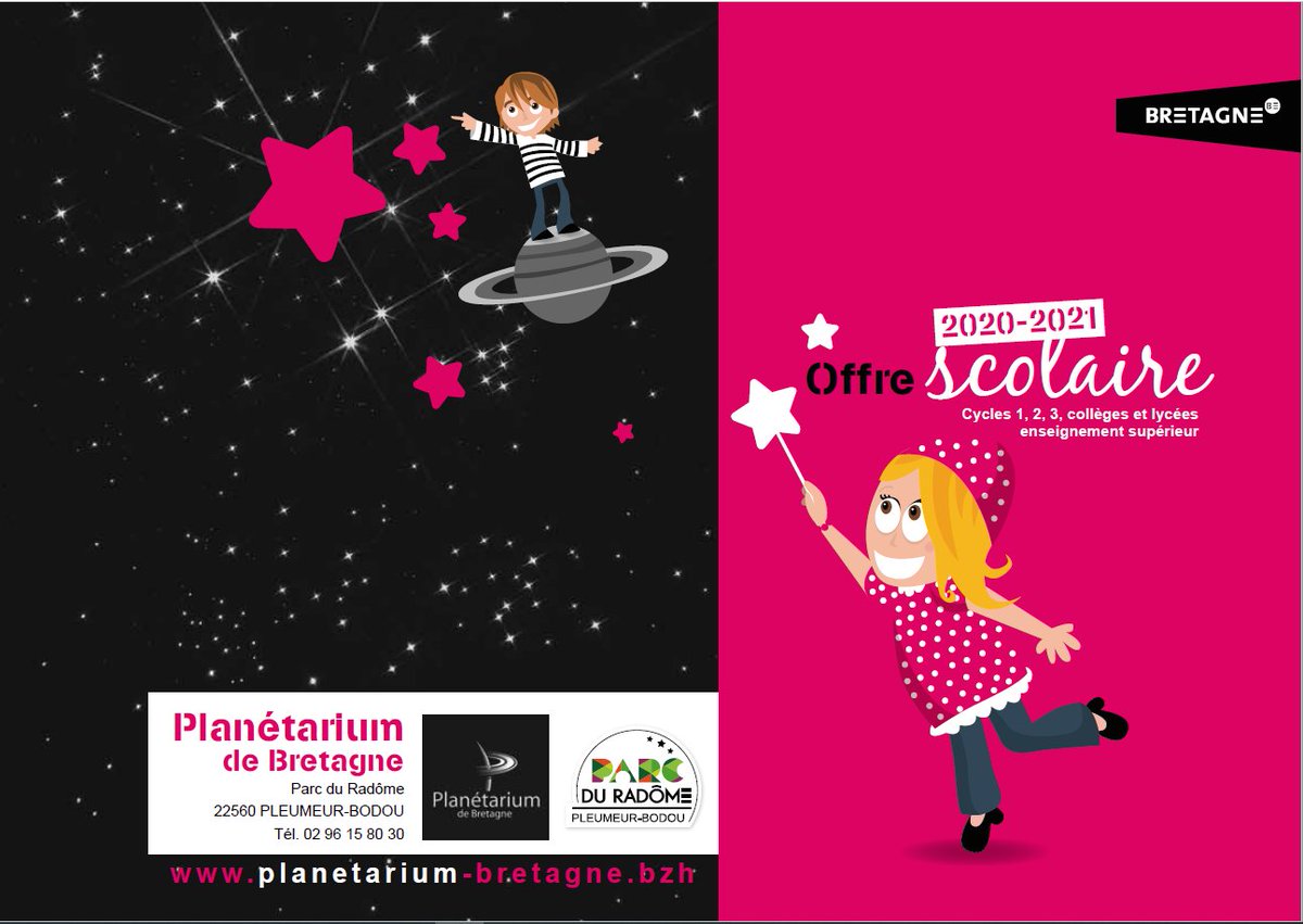 planetarium_bzh's tweet photo. [RENTRÉE]

Découvrez notre nouvelle plaquette Offre scolaire pour l'année 2020-2021, avec un nouveau spectacle, "Le Soleil, notre étoile" du cycle 3 au lycée 😁🌞

Pour découvrir cette plaquette, c'est ici 👉https://t.co/F2jQCwJIbW https://t.co/9kNAlb6hDy