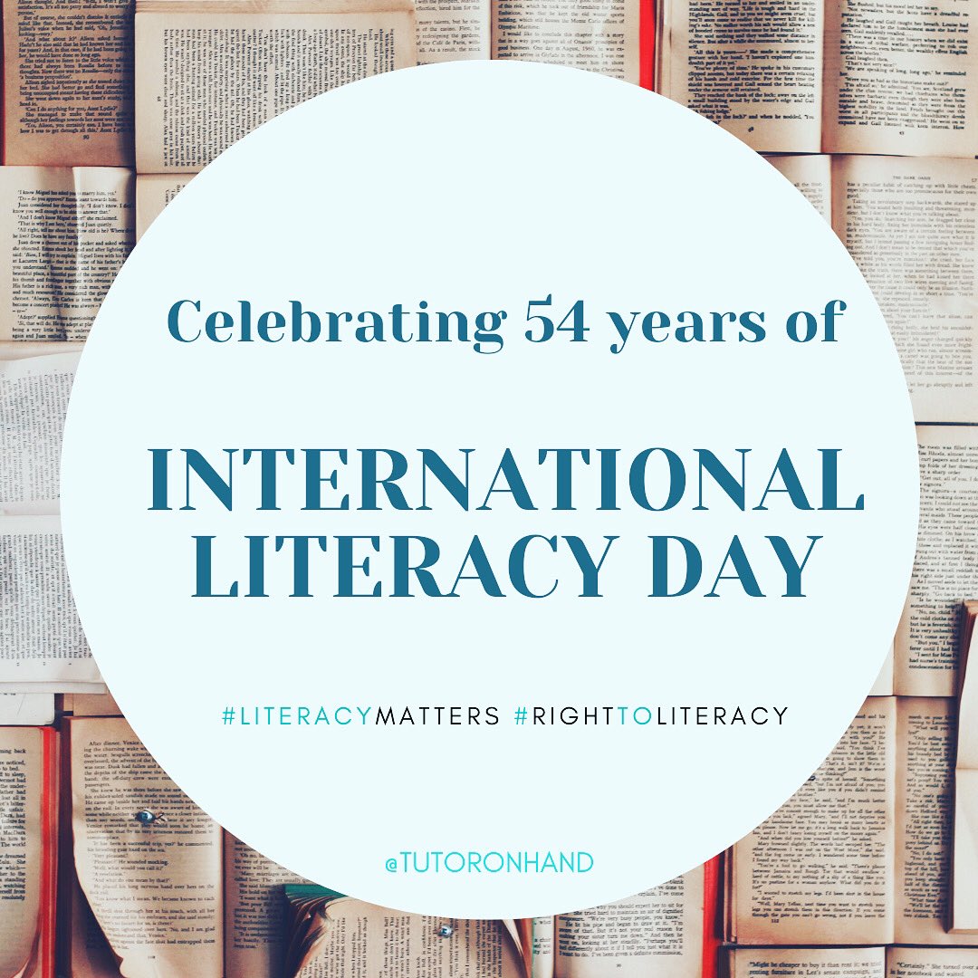 TutorOnHand's tweet photo. On 8th September each year this day is observed to raise awareness about the importance of literacy to individuals, communities and societies. Educational opportunities depend on literacy. #Education is no doubt a right, not a privilege #InternationalLiteracyDay #LiteracyMatters https://t.co/6bZf2hBwIW