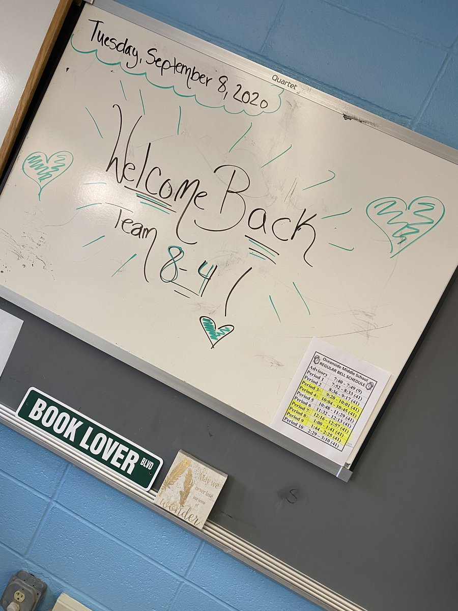 Mrs_Lupia_'s tweet photo. Welcome back Team 8-4!!! #OMS #EightFour #ThisisMiddleSchool https://t.co/0G9BBMkTwV