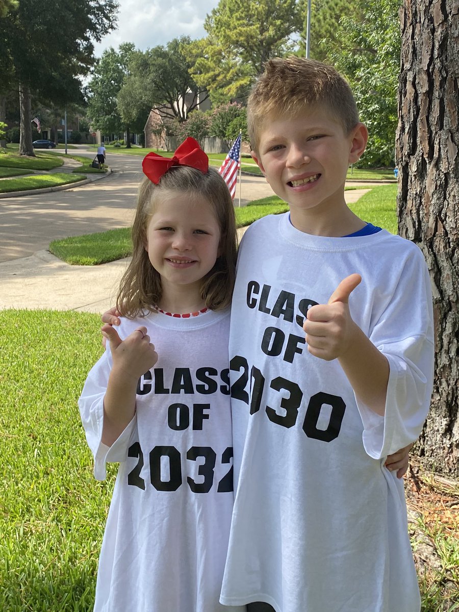 We are ready for our 1st day! These kiddos have missed their classmates and are excited to start another great year at Warner!!