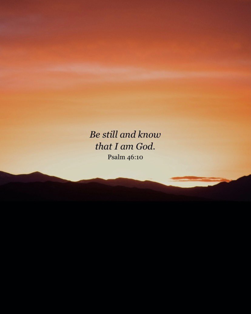 Betterman365's tweet photo. 🙏Yes and Amen🙏
.
“Be still, and know that I am God! I will be honored by every nation. I will be honored throughout the world.” –Psalm 46:10
.
#TuesdayMotivation
#BeStill
#TheBetterManMovement https://t.co/1v9viou21f