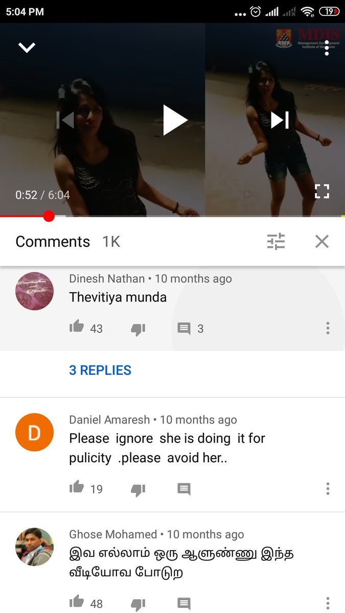 adfg37's tweet photo. @Zak88249126 @monicam_13 @Ihatemeera1 @RazzmatazzJoe @Stardust1307 @sunithasharma21 @kettapa87116928 @meera_mitun She abused vijay &amp; surya's wives just 1 month ago but ppl have been verbally spitting at her for the past 1 yr.. Read the comments  in the attached screenshots &amp; respond da pussy..the comments are 10 months old..Sri lankan nut who doesn't know crap about what's going on in TN🤣🤣 https://t.co/nqylo7qBek