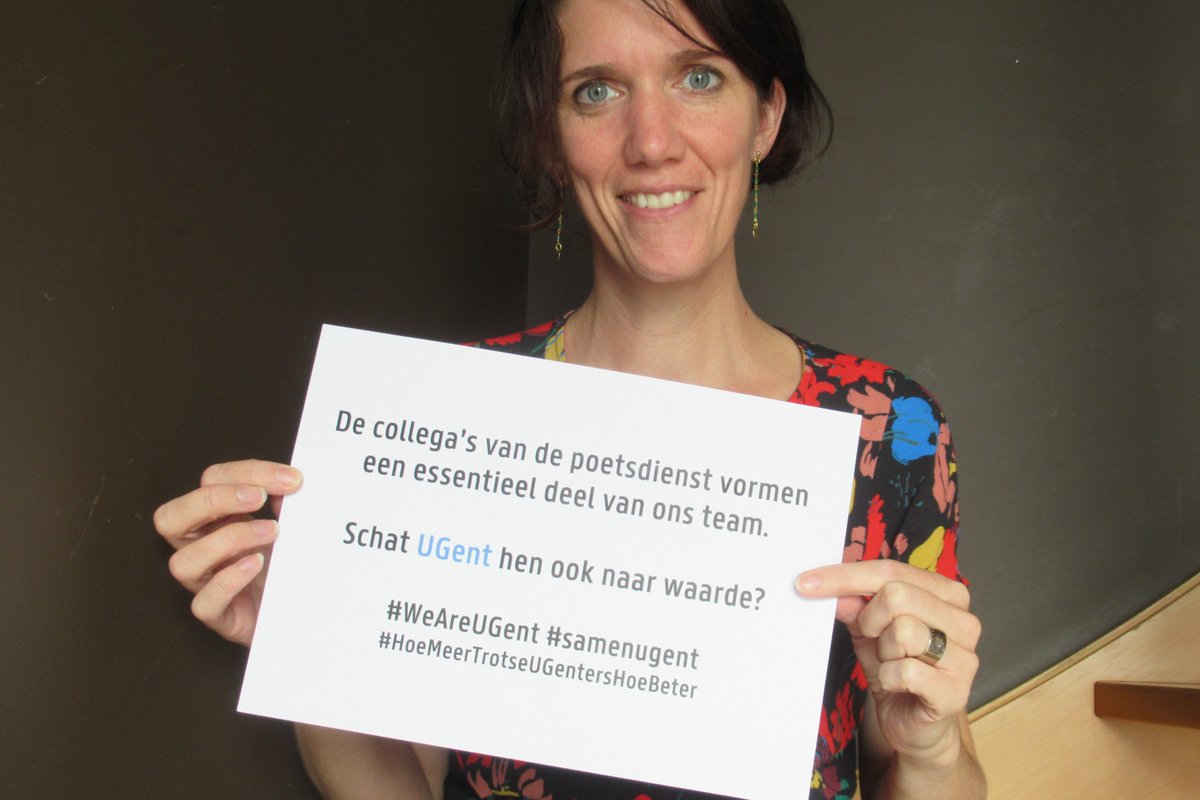 WomenGent's tweet photo. Op 11 september beslist de Raad van Bestuur van de UGent over de mogelijke insourcing van het schoonmaakpersoneel. Hoog tijd dus om als UGent gemeenschap onze stem te laten horen. 

Prof. Heidi Mertes van de vakgroep Wijsbegeerte en Moraalwetenschap steunt de actie: https://t.co/0BlzB23YpN