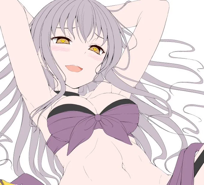 チラ見せ友希那さん 