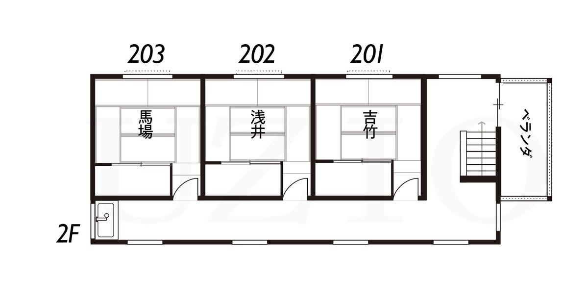 #醤油サバイバル 
間取りのイメージこんな感じなんだけどあってるのかな。
二階奥の端って中々出て来ないからどうなってるのかめっちゃ気になる。 
