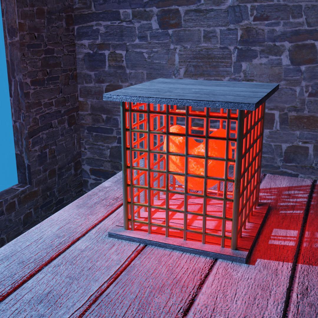 "Сердце в клетке"
#Blender3d #blender