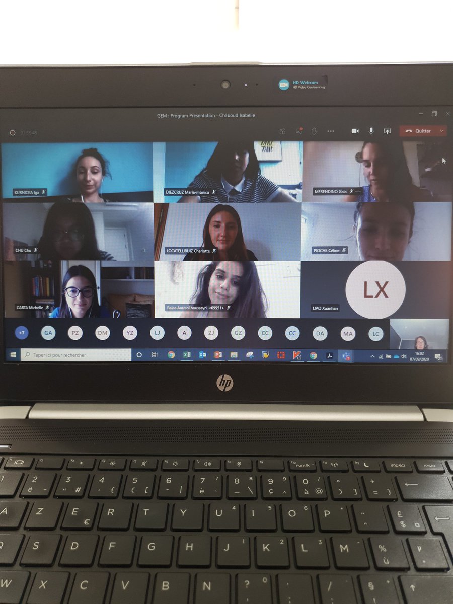 IsabelleChaboud's tweet photo. Welcome to @Grenoble_EM MSc Fashion Design &amp; Luxury Management intake 9. Very happy to have welcomed (online) our 29 new students from 11 different nationalities. Wish you a great year ahead. Looking forward to meeting you (with a face mask) when you are in Grenoble.
#GEMmasters https://t.co/nMuMyqfLf5