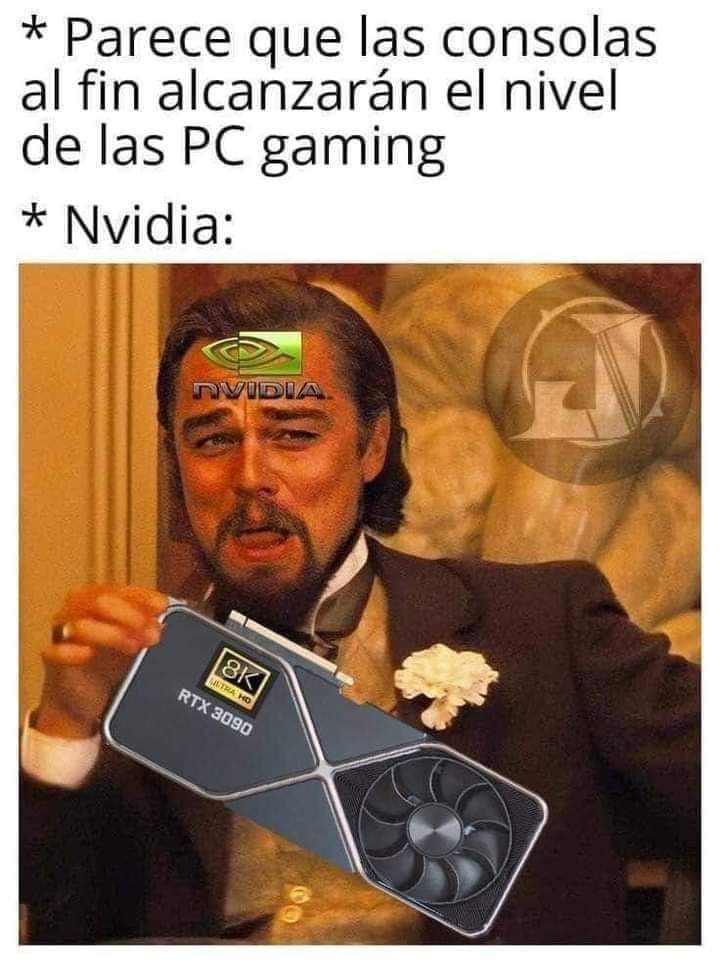 Aesirweb's tweet photo. La guerra eterna.

#Aesir #ordenadores #consolas #Nvidia #ordenadoresvsconsolas #memes #guerraeterna https://t.co/2Z7cB6CpnD