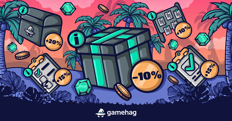 ⏰ Are you excited? Another Power Hour starts tomorrow!
⚡ Every collected SG means a better chance for rewards!
Click! 👉 gamehag.com/c/tw_sm2020

So far you’ve unlocked:
🔸 +5% SG bonus for completing offerwall tasks and game tasks

#gamerday #pcgaming