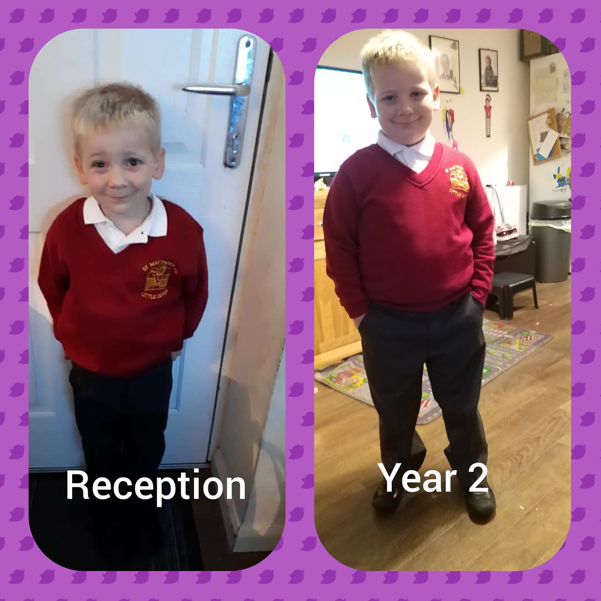 sam7886orourke's tweet photo. First day back at school this morning. Cant believe how grown up he looked this morning. #babyboy #sogrownup https://t.co/wiulbTL9Sa
