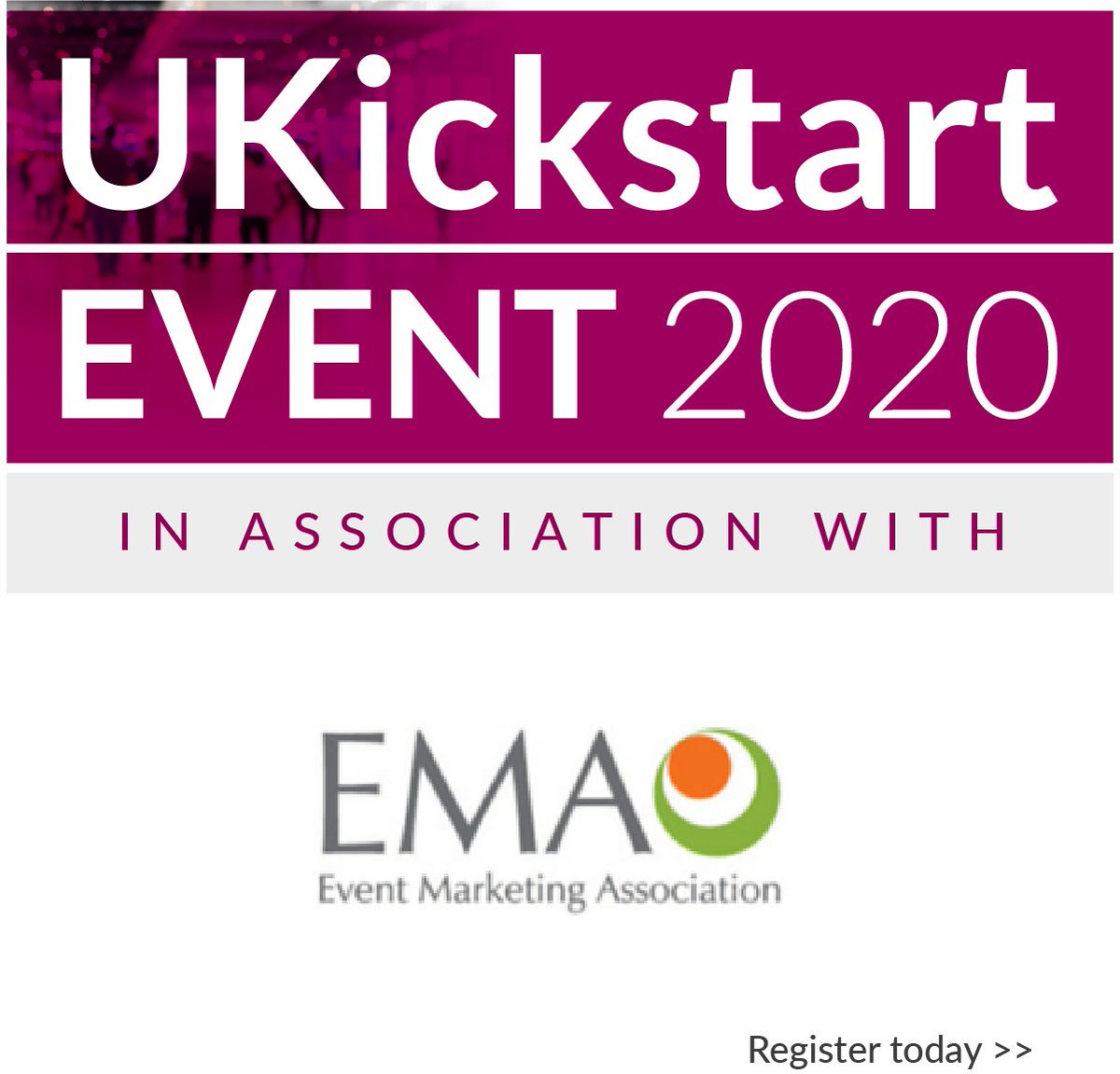 Today's the day. Last chance for <a href="/EMA_Network/">EMA</a> members to register for the UKickstart Event. Join thousands of event professionals registered already. Don't miss out. 

Register and watch online. bit.ly/3kR8UP2

#getbritainmeeting #wemakeevents #ukickstart