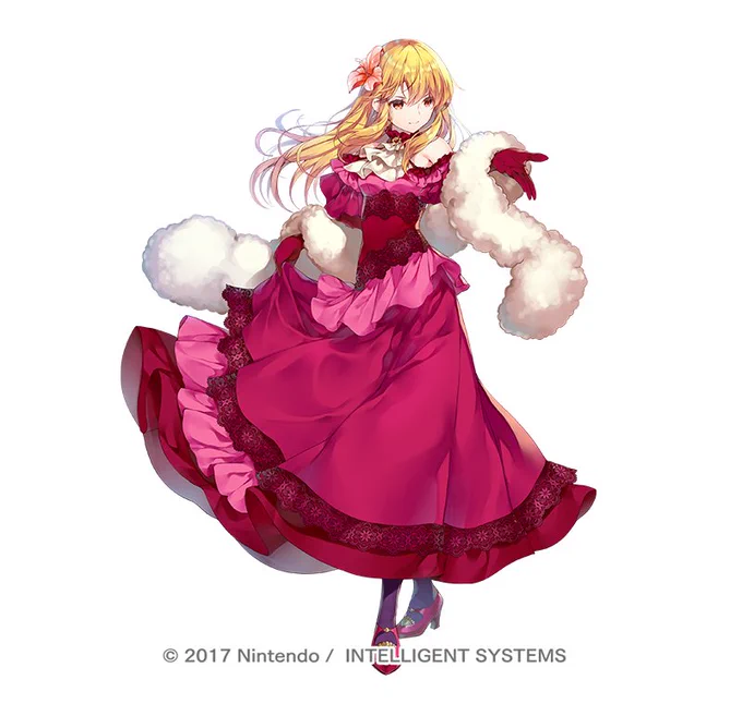 【お仕事】『ファイアーエムブレムヒーローズ』にて「宴の夜に踊る花 ラケシス」のイラスト描かせて頂きました。よろしくお願いいたします。 