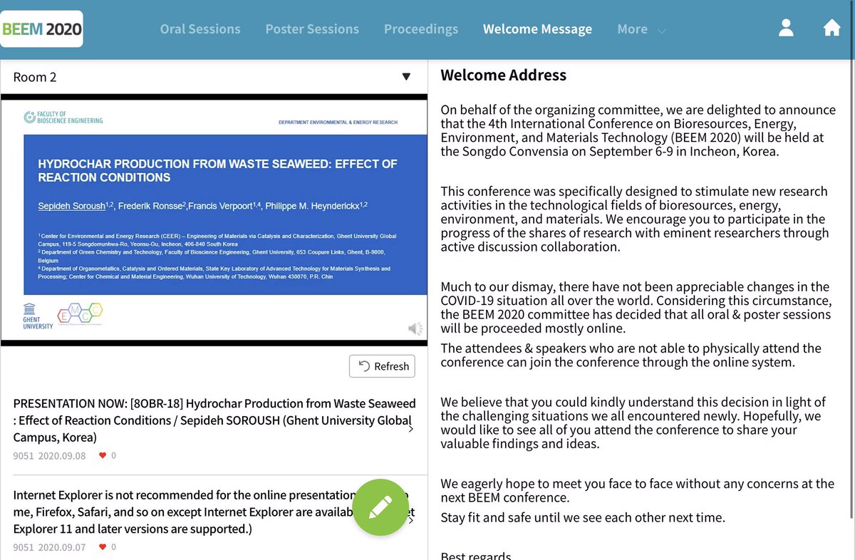 4th International BEEM conference was done online. 
#hydrochar production from #seaweed