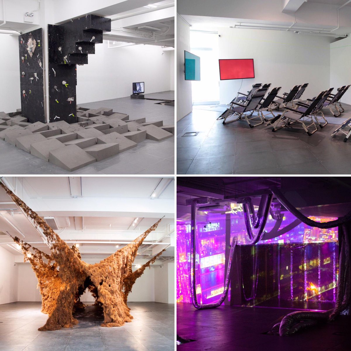 deSarthe's tweet photo. Mark Chung’s ‘Wheezing’ is now open, officially concluding deSAR 2020! In the past 4 years, a HK-based artist has taken over the gallery each summer,  transforming the space over the course of 2 months. Here is a look back on the exhibitions that resulted from each residency! https://t.co/9HW5imqkGm