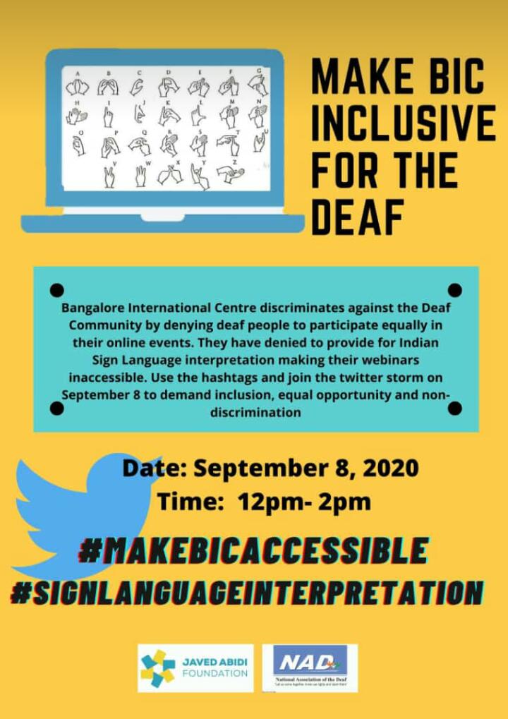 sumitsinghBHU's tweet image. Under RPWD 2016 ACT is section 3 - 16 and 18 is providing SL interpreters to the deaf community. Make BIC inclusive for Deaf #makebicaccessible #signlanguageinterpretation  @india_nad