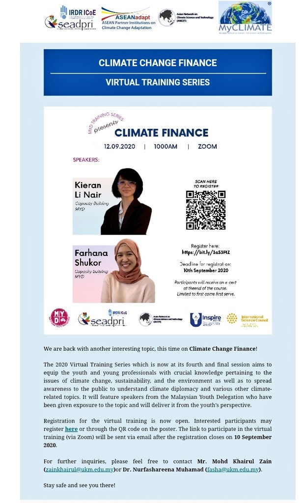 pace_sd's tweet photo. #ClimateChangeFinance ⬇️ check the poster for all the details! https://t.co/vmFwqATE0k