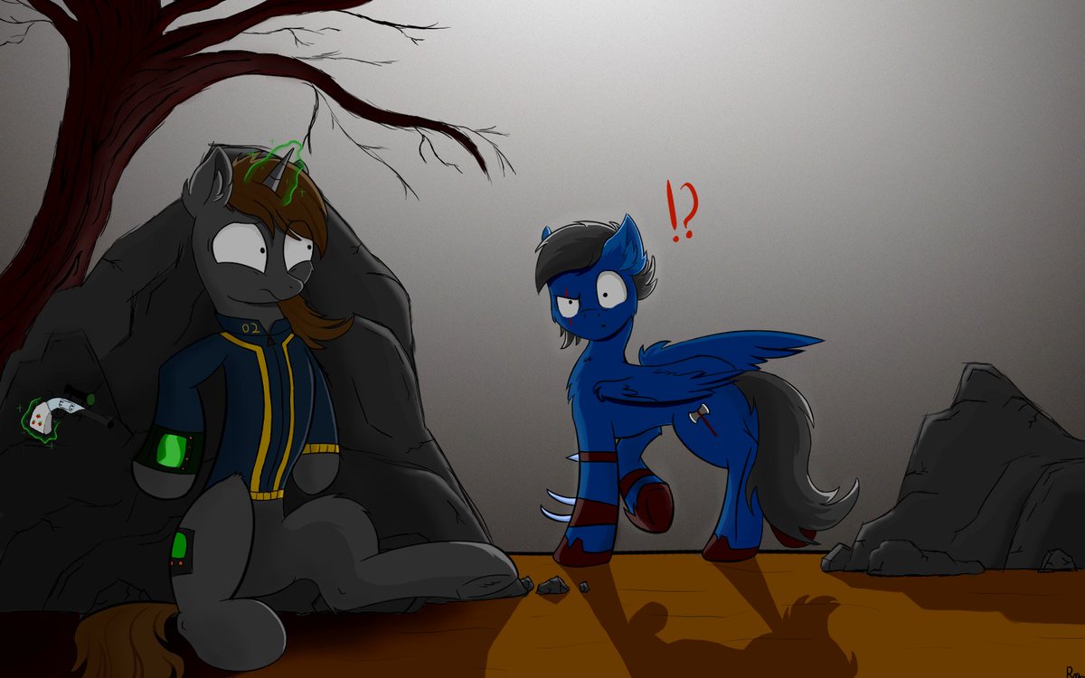 Rapidia1117's tweet photo. One of my older art.
#falloutequestria #littlepip #pipbuck https://t.co/TVduhFkiRU