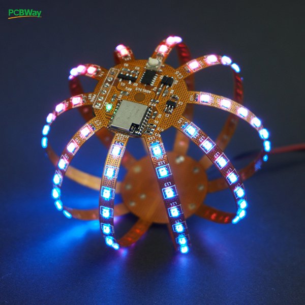 PCBWayJP's tweet photo. #FLEXBALL - WiFiを備えた100ピクセルのフレキシブル基板ボール。
FLEXBALLは、100個のWS2812 2020アドレス指定可能なLEDを備えたフレキシブルPCBに基づいています。 Espressifによる最小のESPベースのモジュールであるESP8285-01fによって制御されます。
。
#フレキシブル基板 #基板製造 #部品実装 https://t.co/VonlCZuBsl
