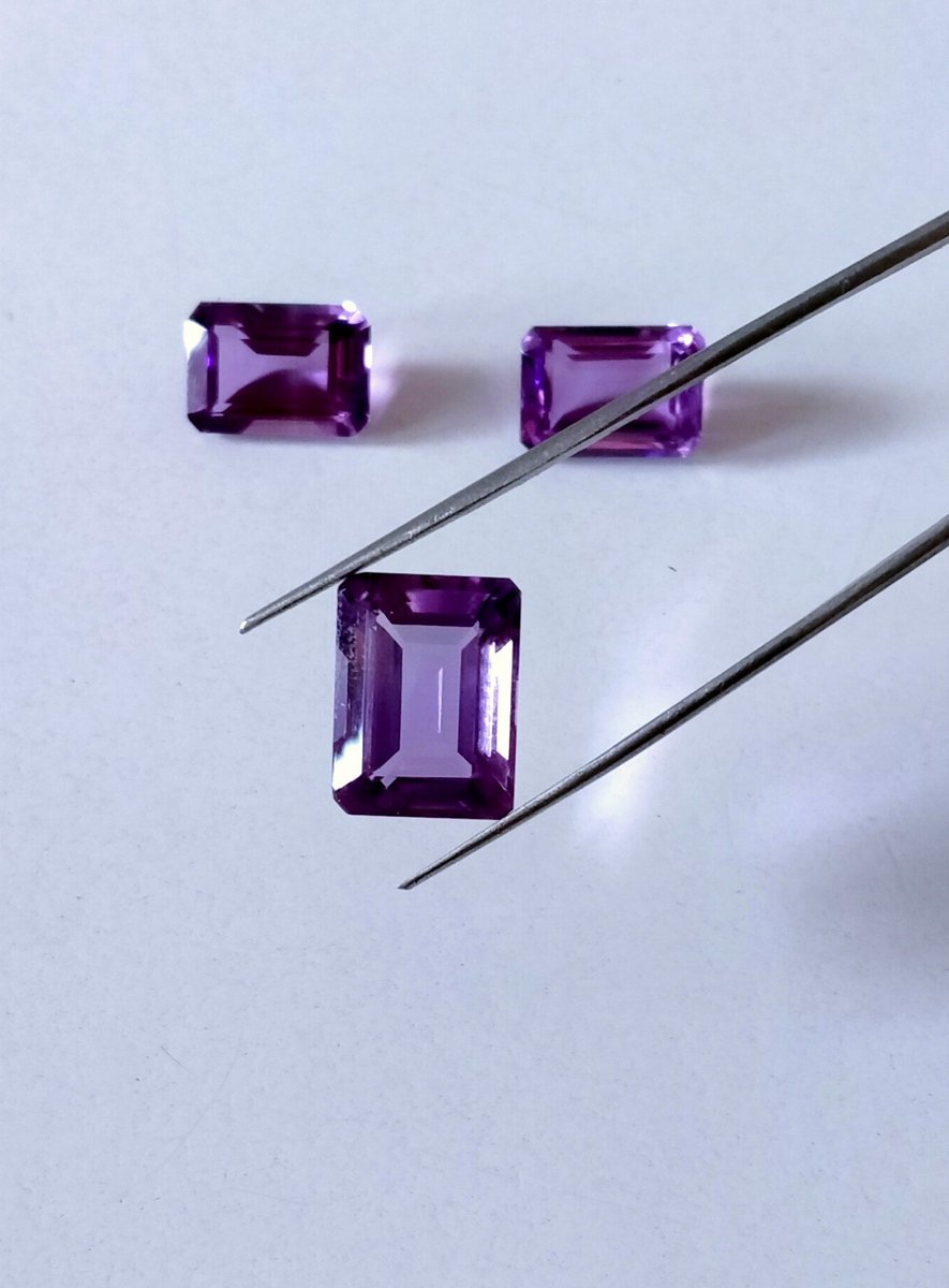 krishna_gems's tweet photo. Excited to share latest addition to my #etsyshop: 100% Natural Canela Amethyst AAA Quality Emerald Cut 3 Piece 16x12MM & 14x10MM, #jewellery #LooseGemstones #Emeraldcut #gemstone #sale #Amethystemeraldcut #octagon #amethyst #purple #listmyitem #listmyetsy https://t.co/NDEEubCbS4 https://t.co/DPQKIqSzvH