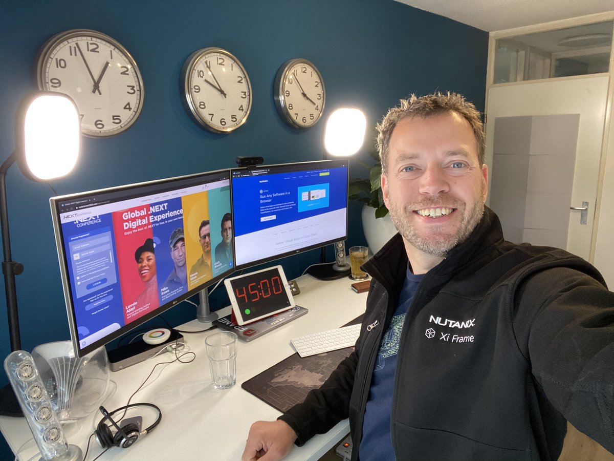 Final preparation for <a href="/nutanix/">Nutanix Inc.</a> #NextConf >> will be fun! w/ e.g. <a href="/Frame/">Frame</a> DeepDive, 2 Hands-On Labs (APJ, EMEA/India) and EUC Xpert MeetUp. Would be great to connect, did you already signed-up? nutanixnext2020.com #DaaS #EUC #HybridCloudInfrastructure