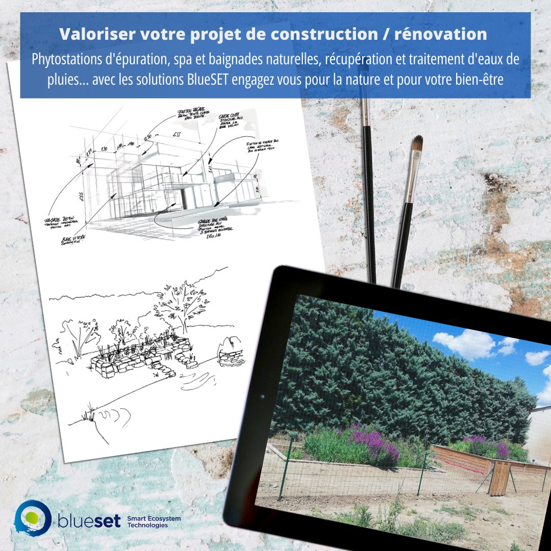BlueSETsolution's tweet photo. Offrez-vous un jardin esthétique et écologique avec les solutions BlueSET.
Contactez-nous au 04 84 36 00 02, nous vous accompagnons dans vos projets de construction ou de rĂ©novation pour lâassainissement
#BlueSETsolutions #assainissement #baignadesnaturelles #piscinesnaturelles https://t.co/bLUMzrhqId