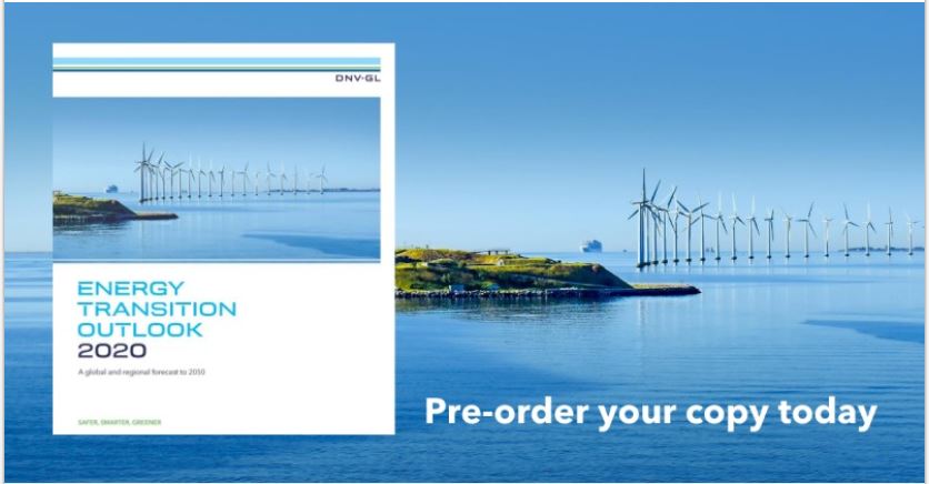Join us tomorrow for the expert panel discussion about the @DNVGL's Energy Transition Outlook (ETO): shorturl.at/nyLPT
ETO is a detailed, widely-referenced independent forecast of the energy future through to 2050. Pre-order you copy here: 
shorturl.at/dQUY2