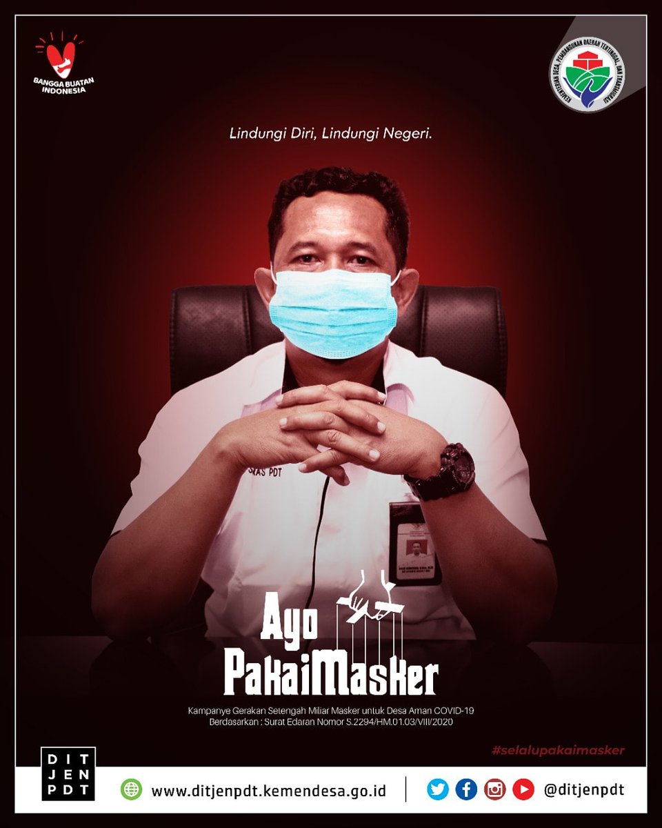 MasayuNila's tweet photo. Pandemi COVID-19 di Indonesia masih belum berakhir. Penerapan protokol kesehatan yang ketat harus tetap kita jaga.

Ayo Pakai Masker, Lindungi Diri, Lindungi Negeri.

#MaskerisasiDesa
#MaskerUntukDesa
#DesaAmanCovid19
#selalupakaimasker https://t.co/qnyFXWuY4r