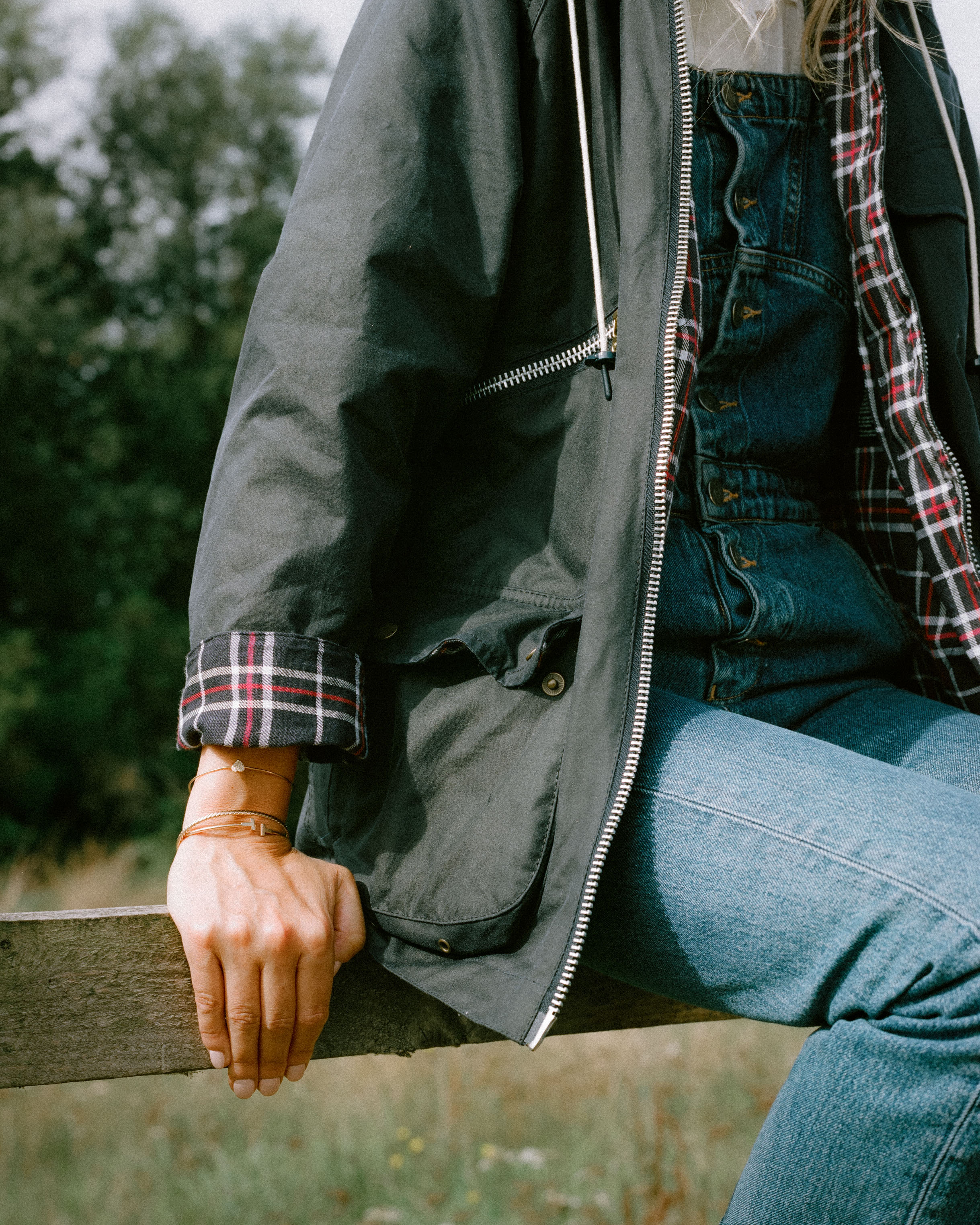 Barbour violet wax jacket 2025