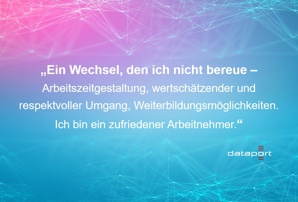 Unser kununu-Highlight der Woche <a href="/Datareport/">Dataport</a>  –#nowordsneeded 💙

#dataport #wirsinddataport